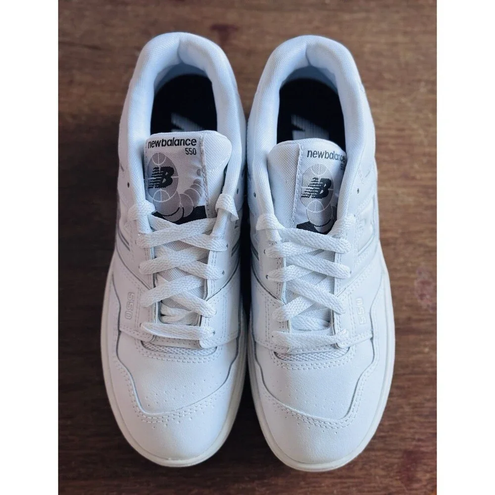 Youth Size 6 New Balance 550 Women’s Size 7.5 White GSB550PB NIB